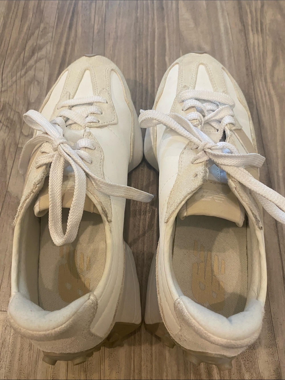 Neutral Cream Women's Trainer Sneakers - Stylish Everyday Comfort - Picture 11 of 17
